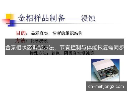金泰相状态调整方法,节奏控制与体能恢复需同步 金泰相状态调整方法,节奏控制与体能恢复需同步